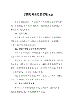 大学田野考古经费管理办法.docx