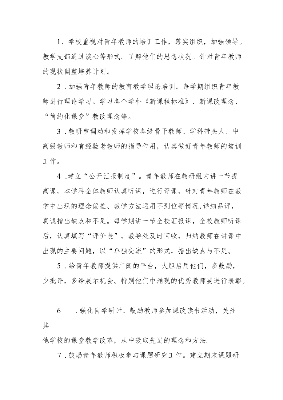 学校青年教师培养计划.docx_第2页