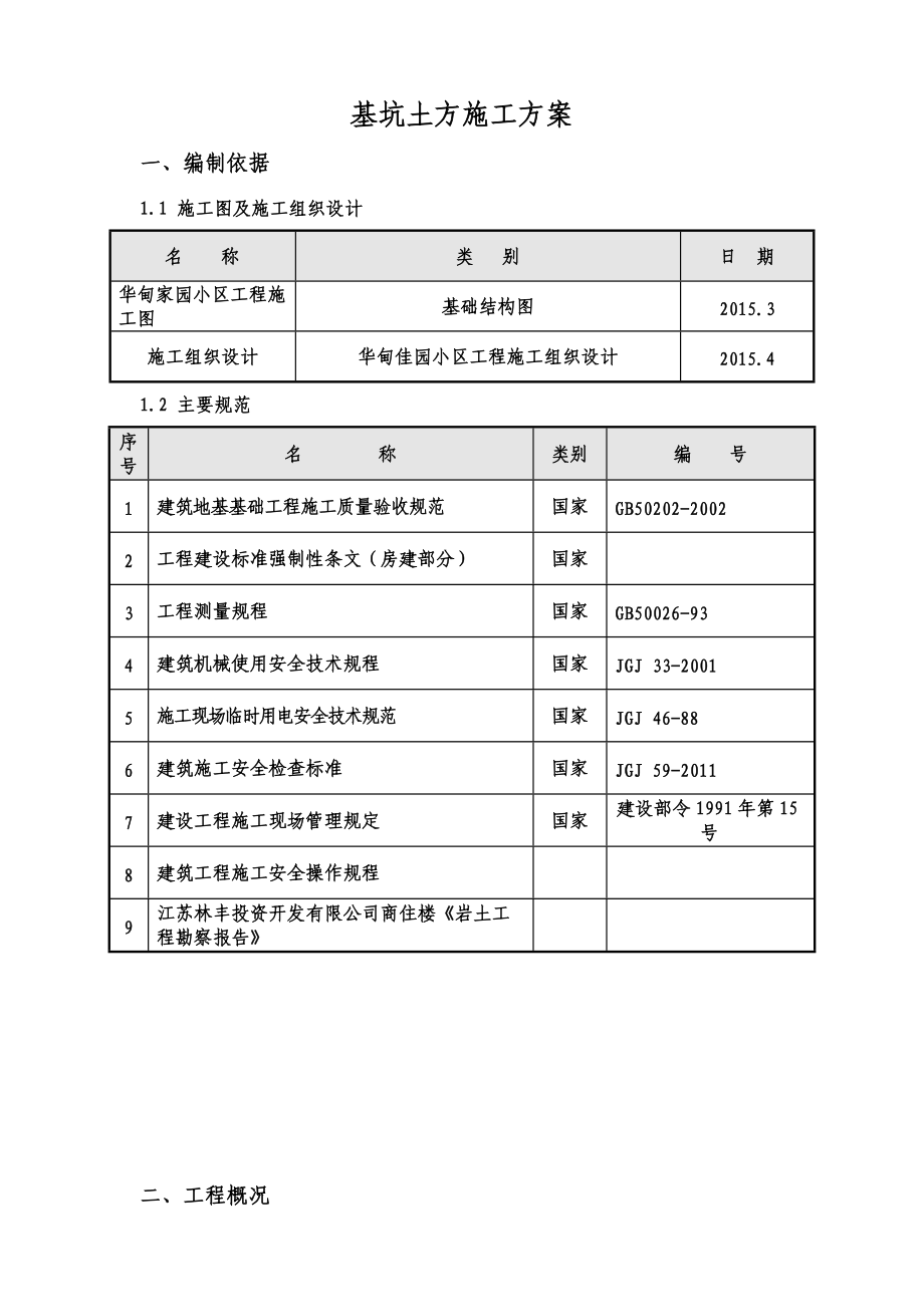 土方护坡降水施工综合方案.doc_第2页