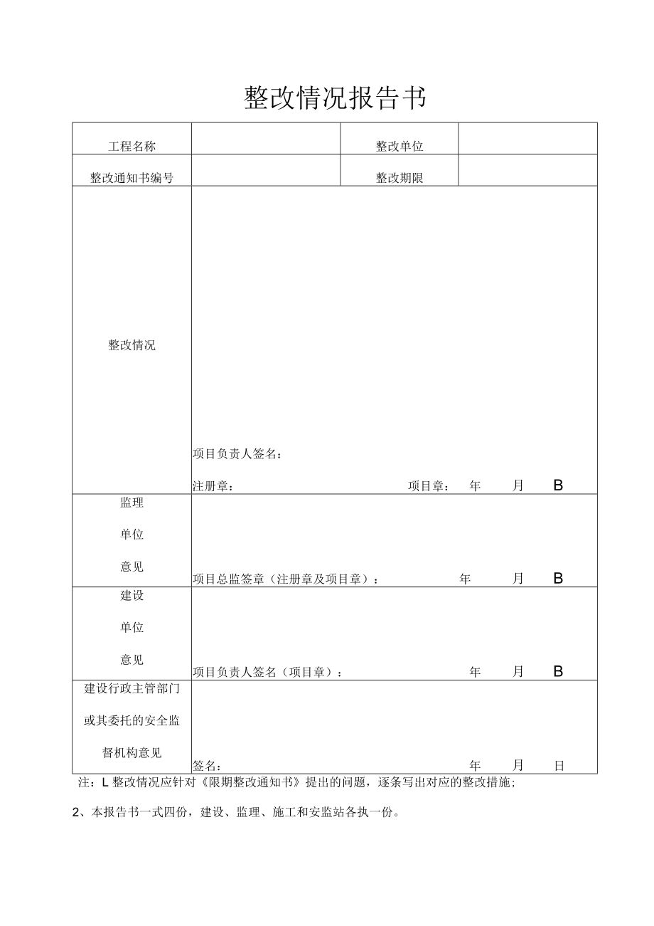 建设工程施工安全隐患整改完成报告书.docx_第1页