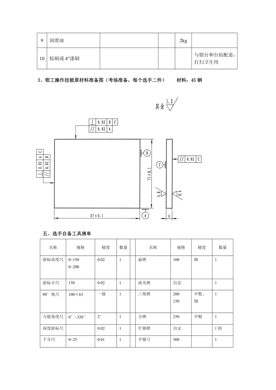 高级工具钳工技能竞赛技术纲要.doc_第2页