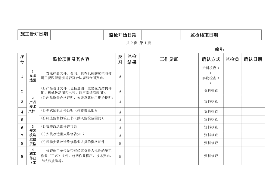 施工升降机安装改造重大维修监督检验项目表.doc_第2页