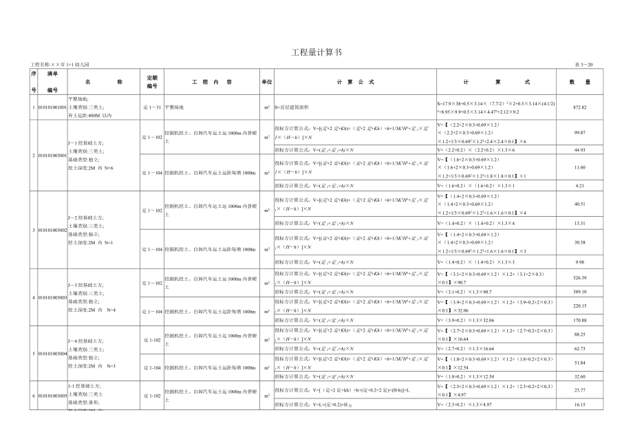 工程量计算_定额与预算_手算完成.docx_第2页