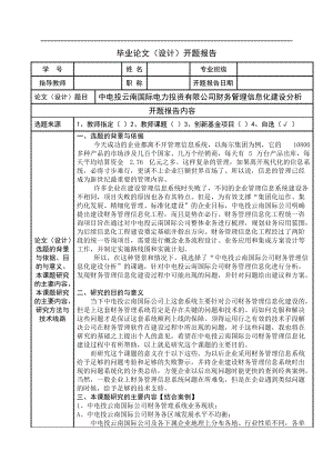 中电投云南国际电力投资有限公司财务管理信息化建设分析.docx