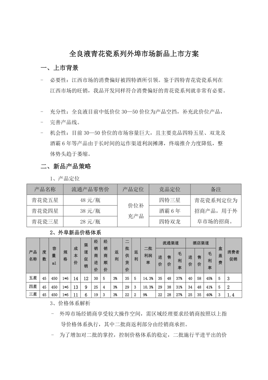 白酒产品上市方案.doc_第1页