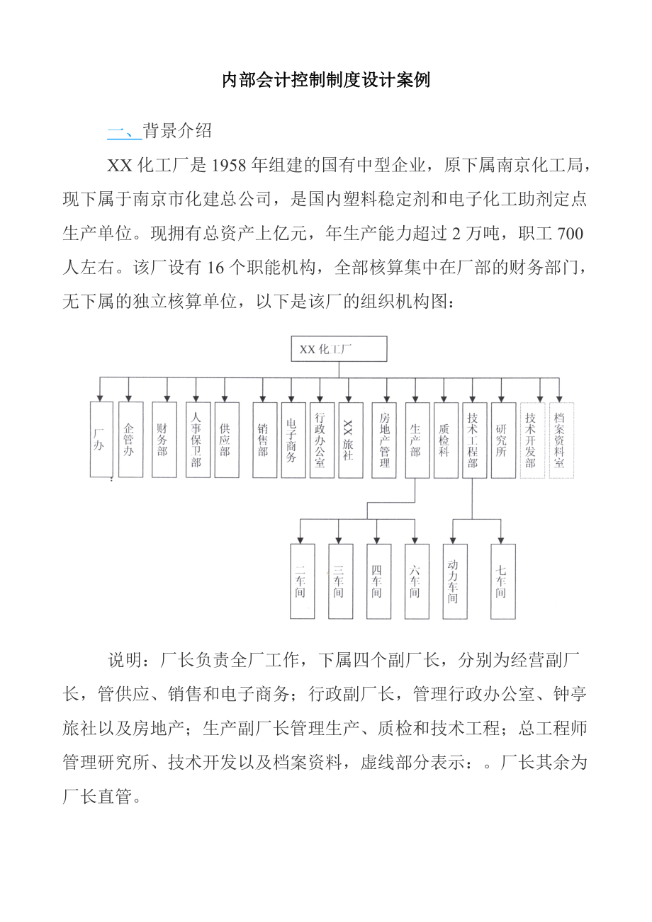 某化工厂内部控制设计案例.docx_第1页