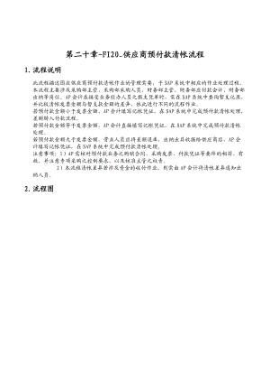 上海震旦家具有限公司SAP实施专案供应商预付款清帐流程.docx