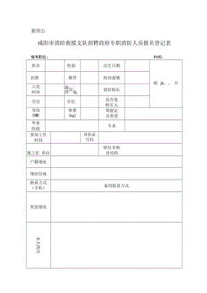 西安市公安机关警务辅助人员过渡考试报名表.docx