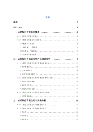 云铝股份有限公司财务报表.docx