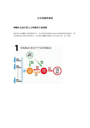 企业投融资基础与融资策略.docx