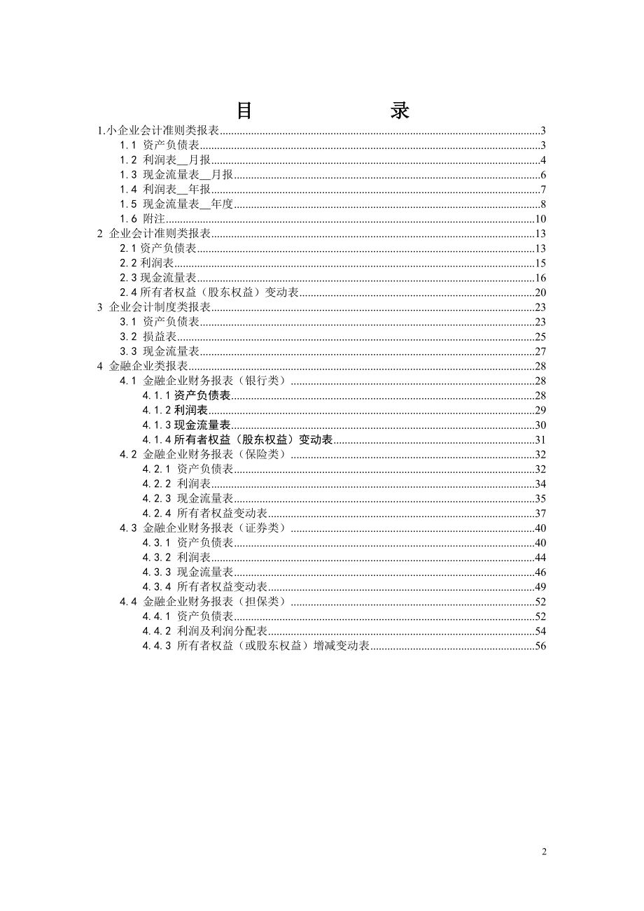 企业财务报表-XXXX格式.docx_第2页