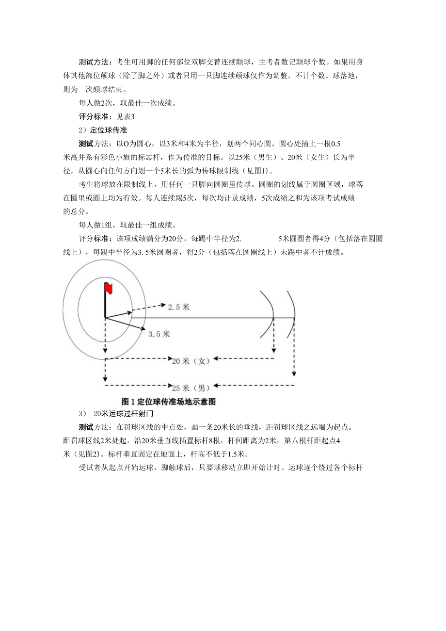 锦州市足球特长生招生专项测试方法与评分标准.docx_第3页