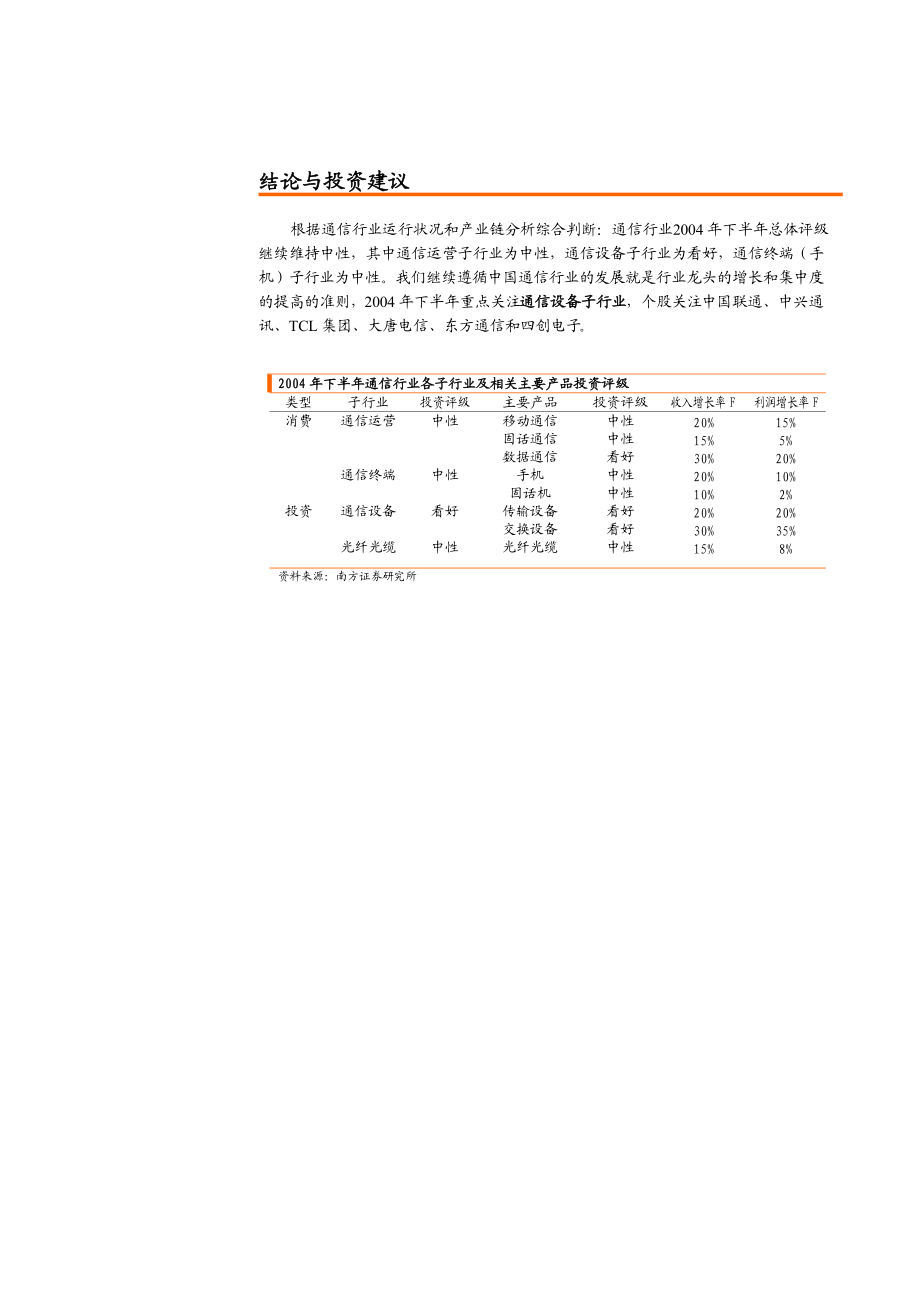 南方证券－通信行业某某年下半年投资策略.docx_第3页