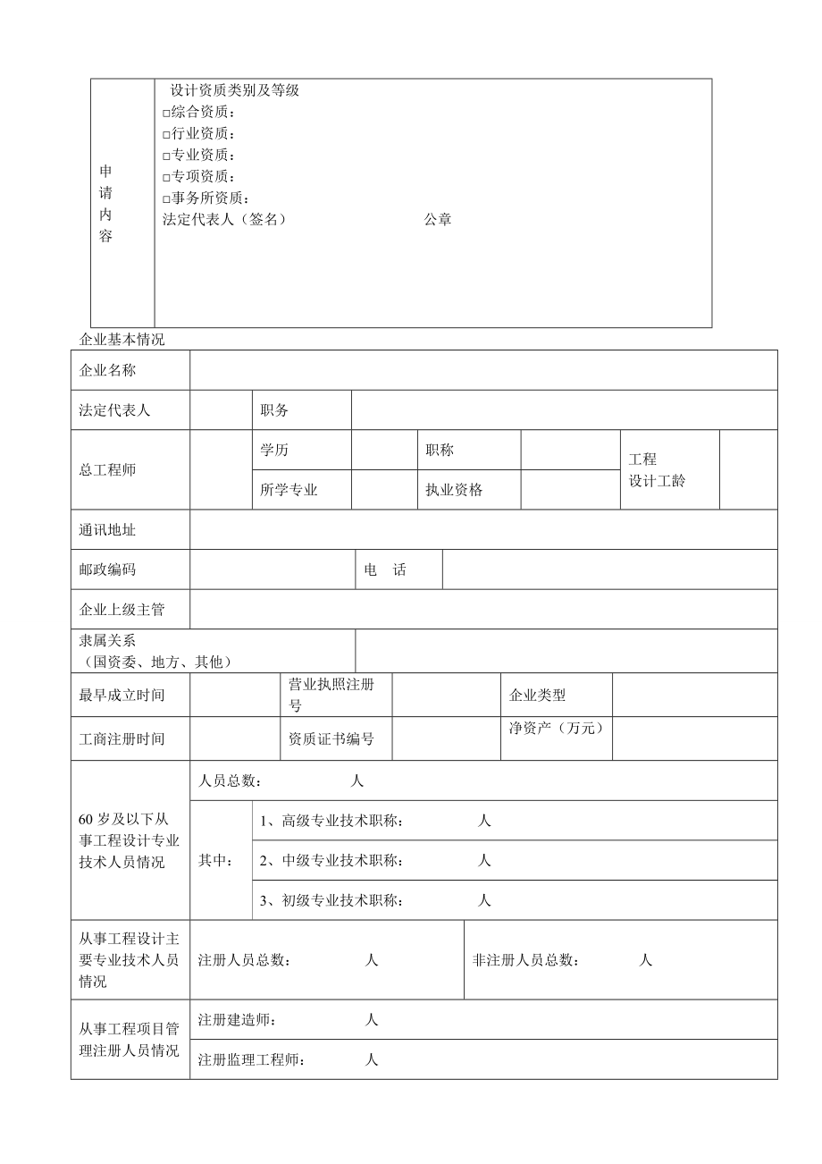 工程设计资质申请表.doc_第2页