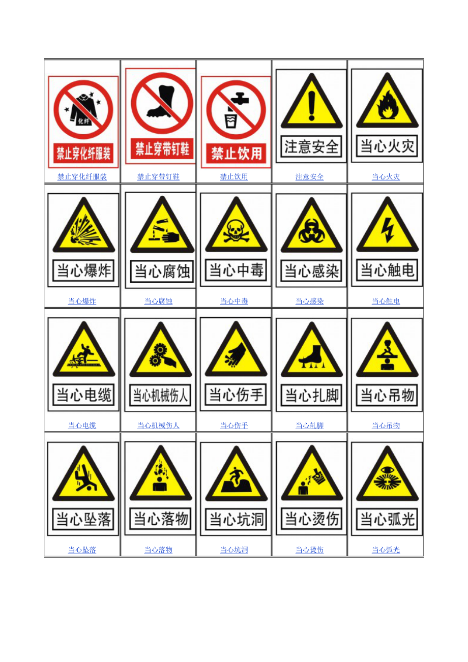 安全警示标志大全.doc_第2页