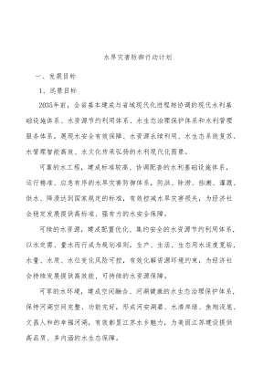 水旱灾害防御行动计划.docx