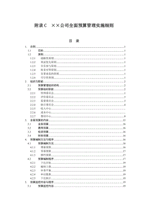 全面预算管理实施细则.docx