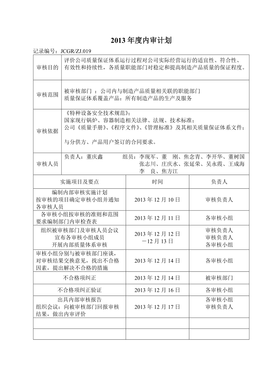 13年内审、管理评审资料.docx_第2页