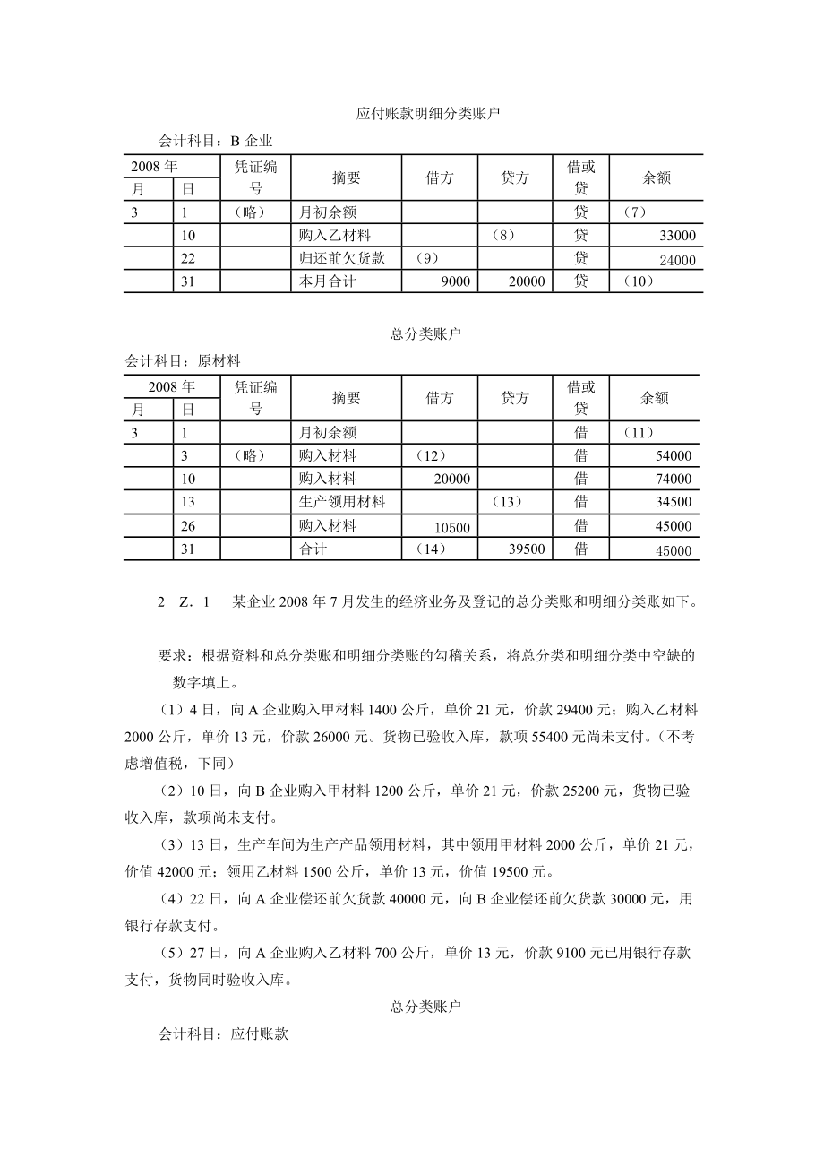 XXXX年全国会计从业资格会计专业知识无纸化考试(大题).docx_第2页