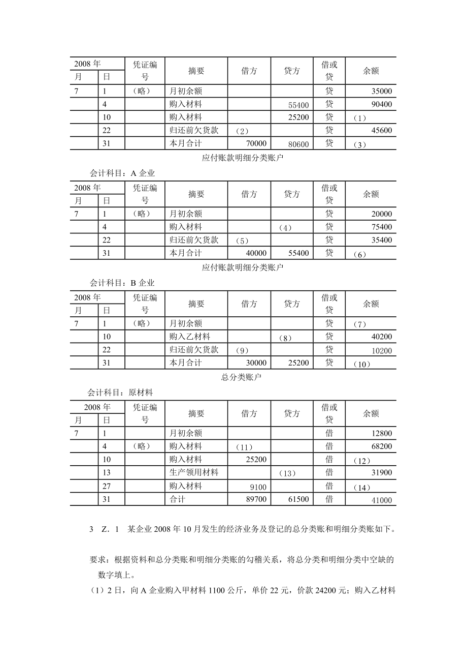 XXXX年全国会计从业资格会计专业知识无纸化考试(大题).docx_第3页