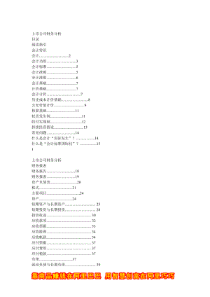 上市公司财务分析（DOC 127页）.docx