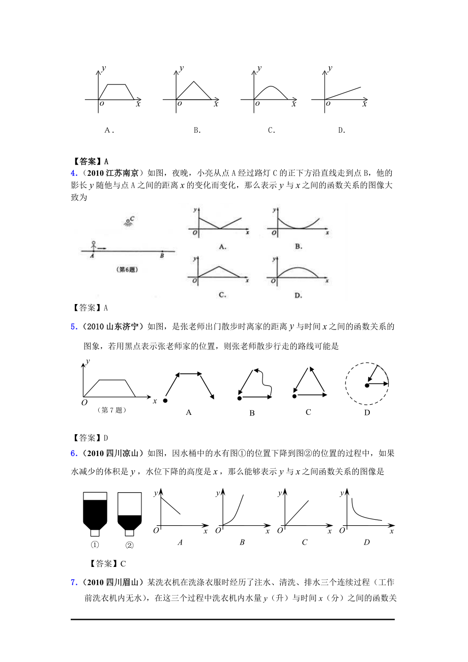 1(XXXX安徽蚌埠)右图是某条公共汽车线路收支差额与乘客..docx_第2页