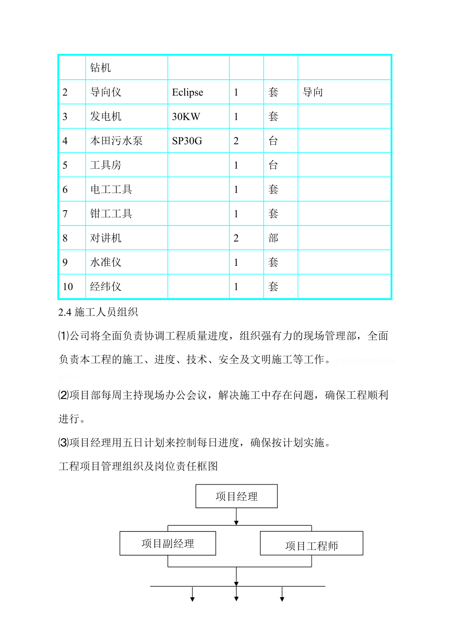 污水管工程拖管法施工组织设计方案.doc_第3页