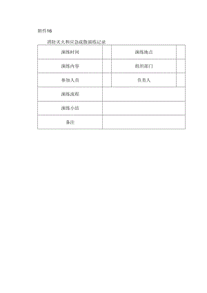 消防灭火和应急疏散演练记录.docx