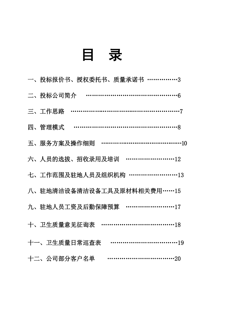 大渡口区步行街保洁项目投标说明书.doc_第3页