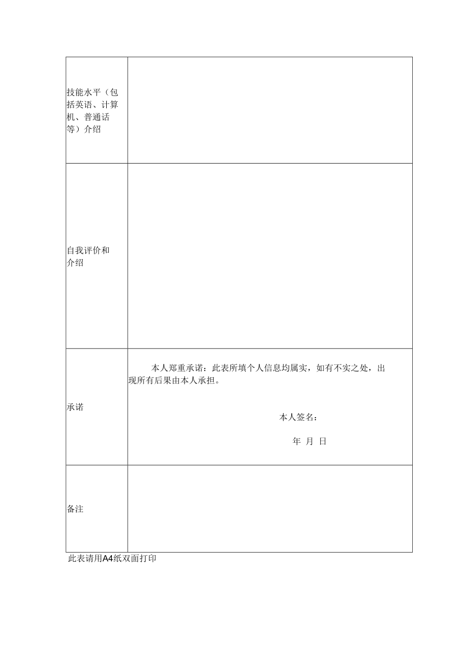 附件2： 免费师范生应聘报名表.docx_第2页