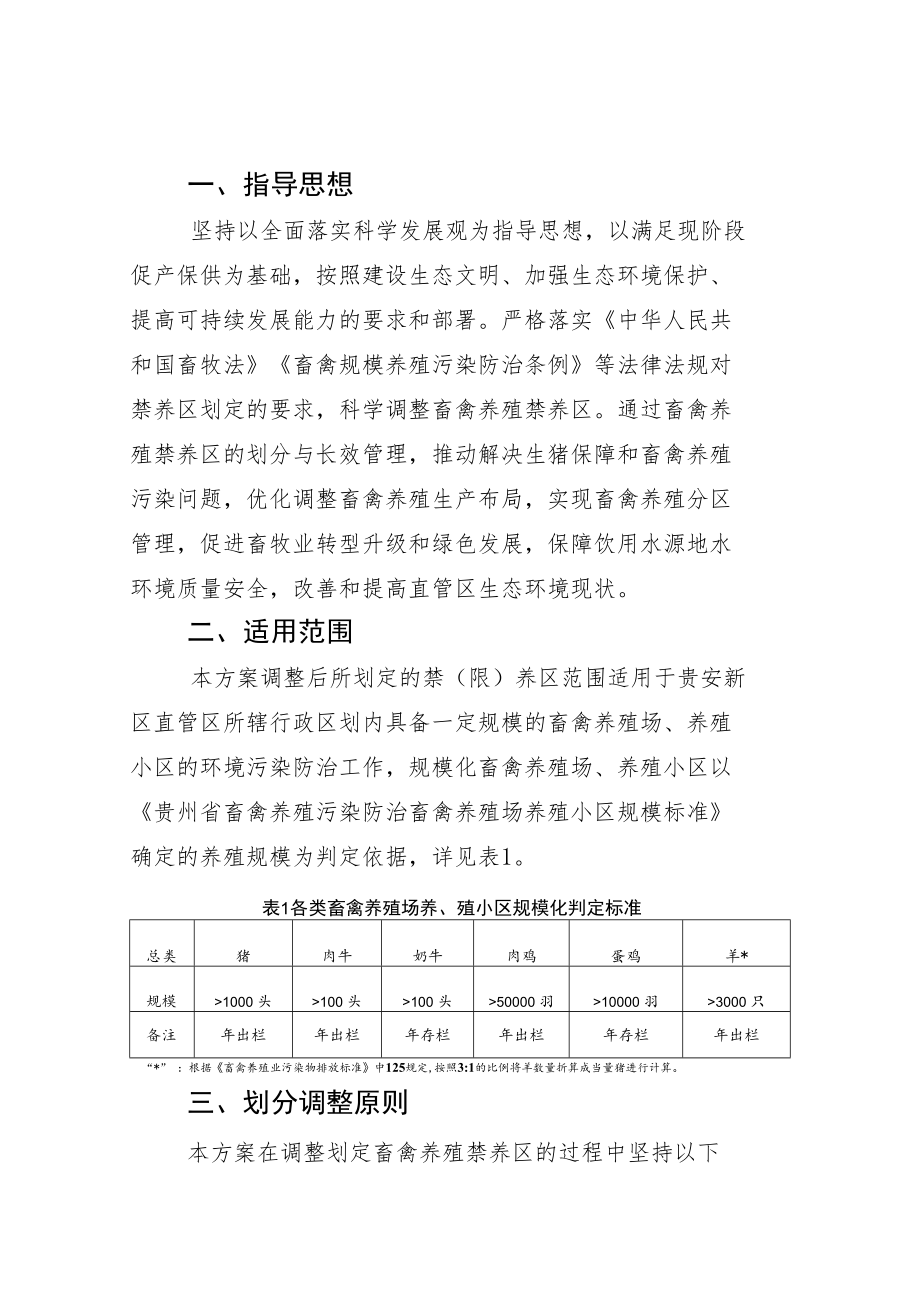 贵安新区直管区畜禽养殖禁养区划分方案修订.docx_第3页