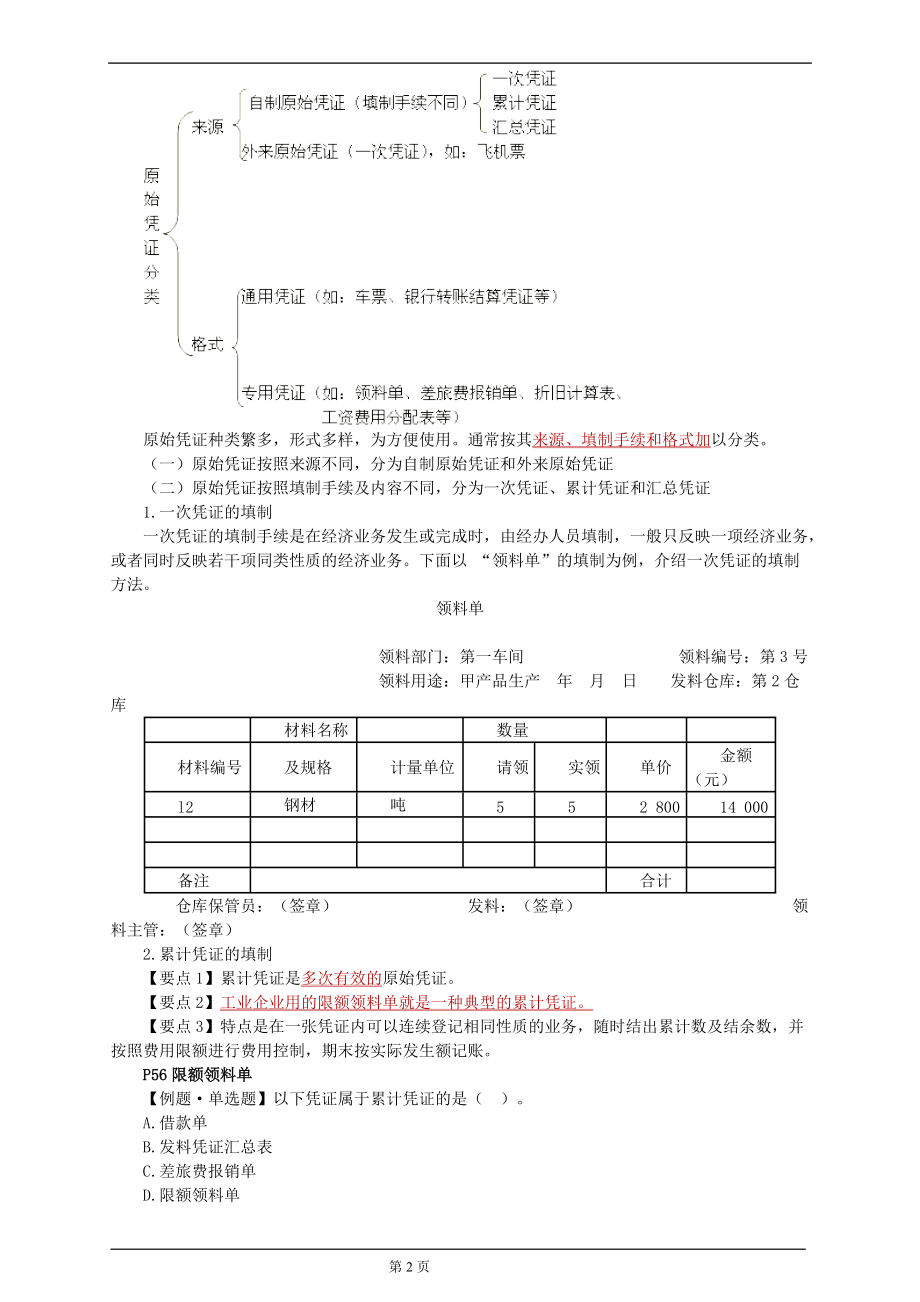 最新会计资格考试辅导(会计基础第四章).docx_第2页