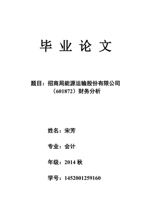 某能源运输股份有限公司财务分析.docx