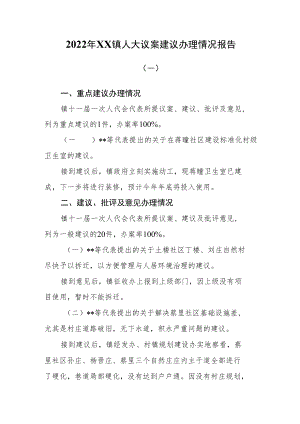 （2篇）2022年县（镇）人大议案建议办理情况报告.docx