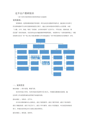 智慧教育典型案例：足不出户 教研依旧——基于名师引领的智慧美术教研的构建与实施案例.docx