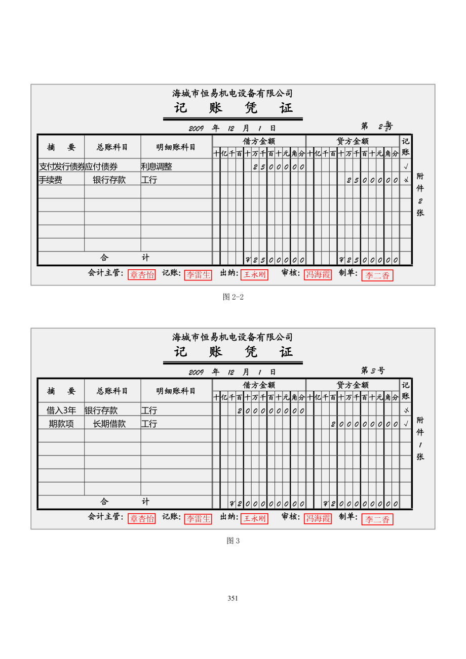 中级财务会计实训教程凭证参考.docx_第2页