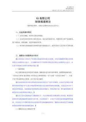 某公司财务报表附注(DOCX 89页).docx