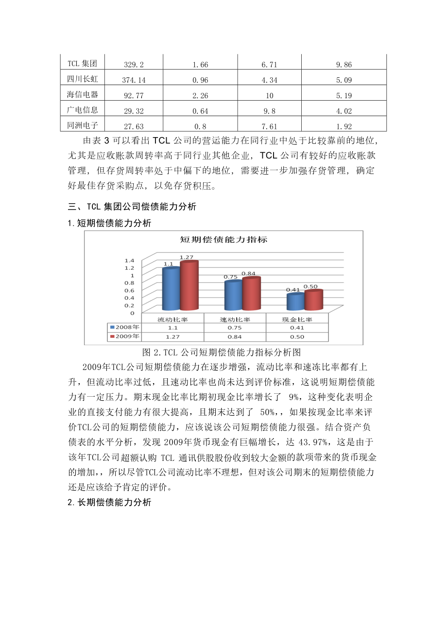 TCL集团公司财务分析报告.docx_第3页