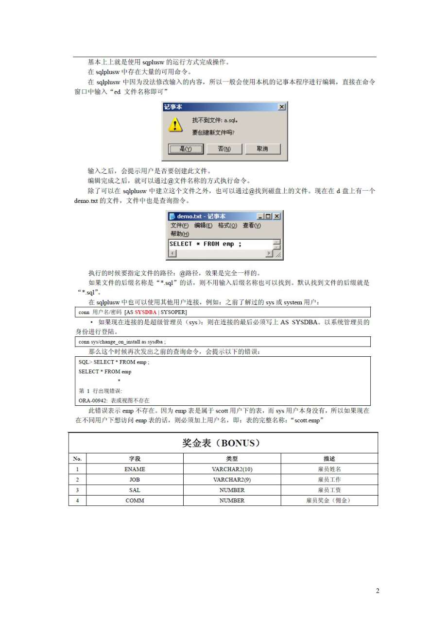 魔乐在线Oracle笔记超经典.docx_第2页