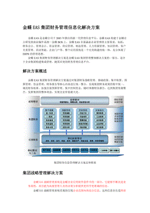 金蝶EAS集团财务管理信息化解决方案.docx