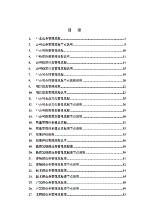 房地产企业主要流程—业务流程汇总(doc 71页).docx