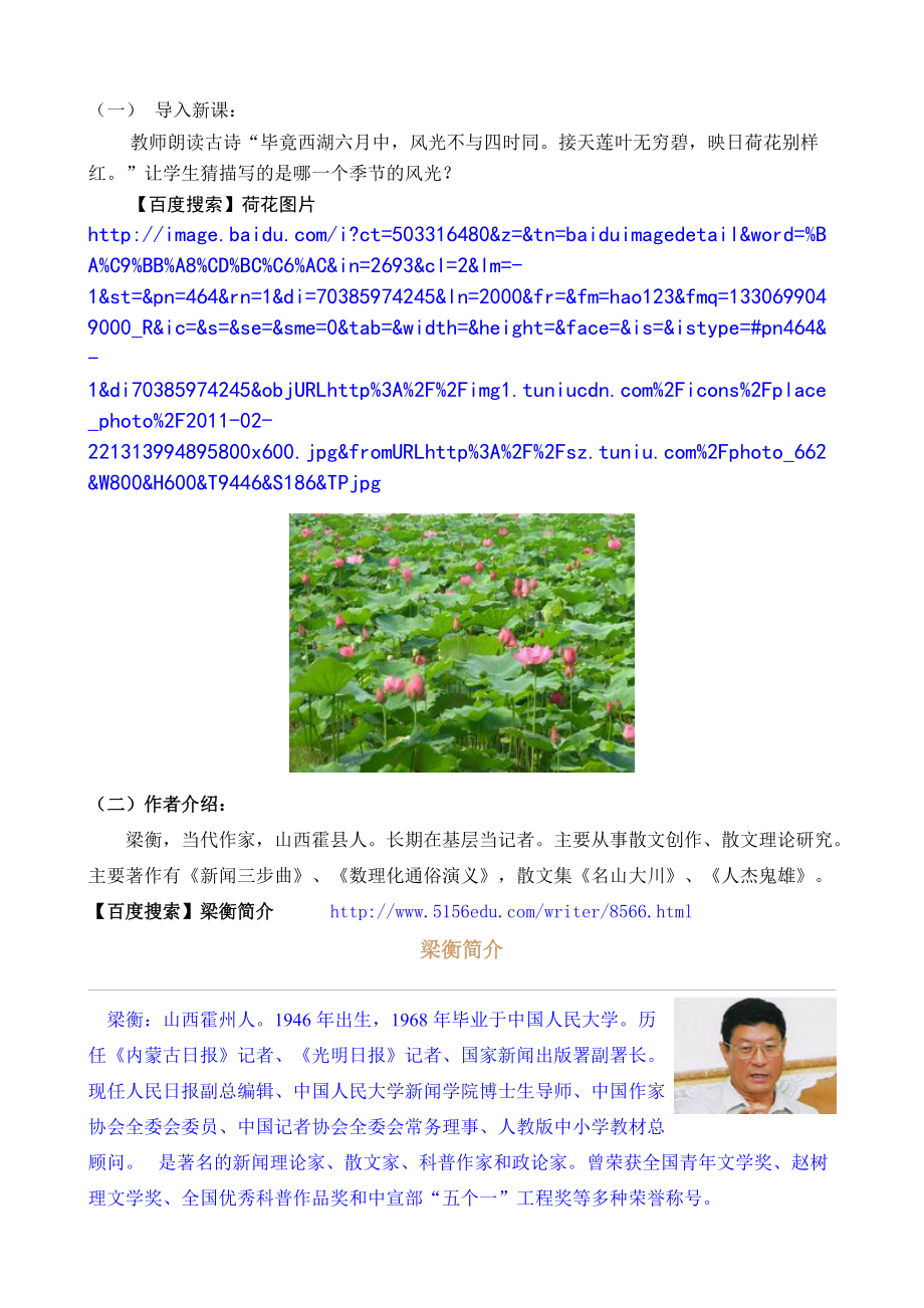 教学中的互联网搜索教案：《夏》.docx_第2页