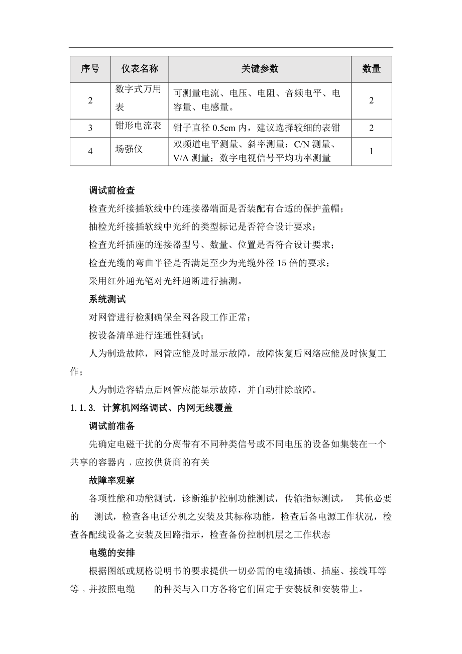 智能化25个系统施工调试方法,步骤,验收、试运行方法.docx_第3页