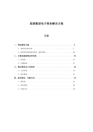 星湖集团电子商务解决方案(doc 55).docx