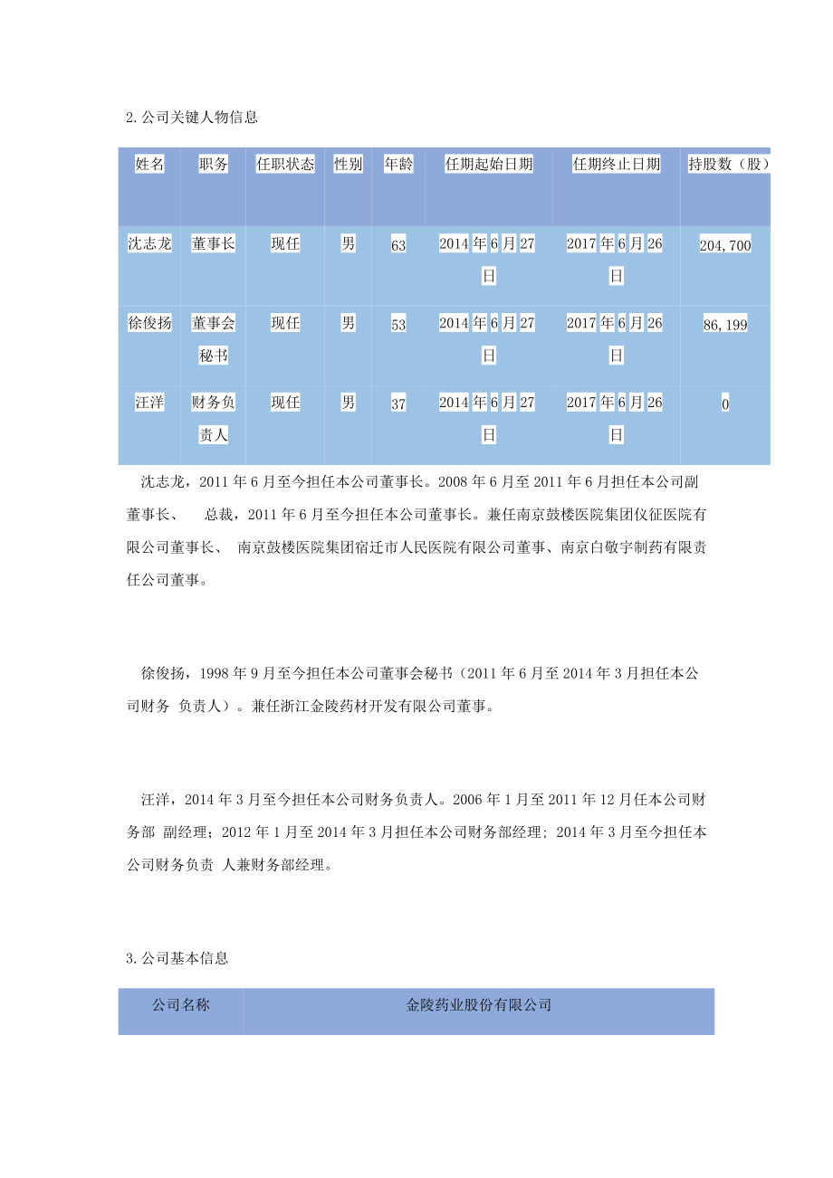 金陵药业财务报表分析.docx_第2页