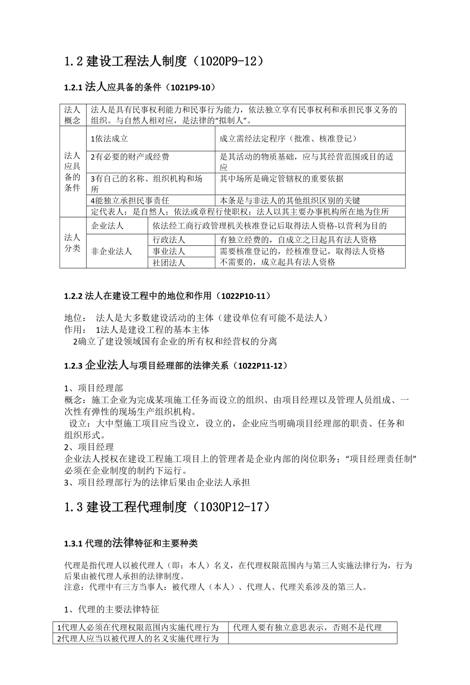 X年一级建造师建设工程法规及相关知识点总结大全.docx_第3页