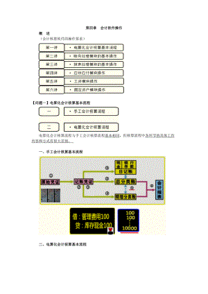 第四章会计软件操作.docx