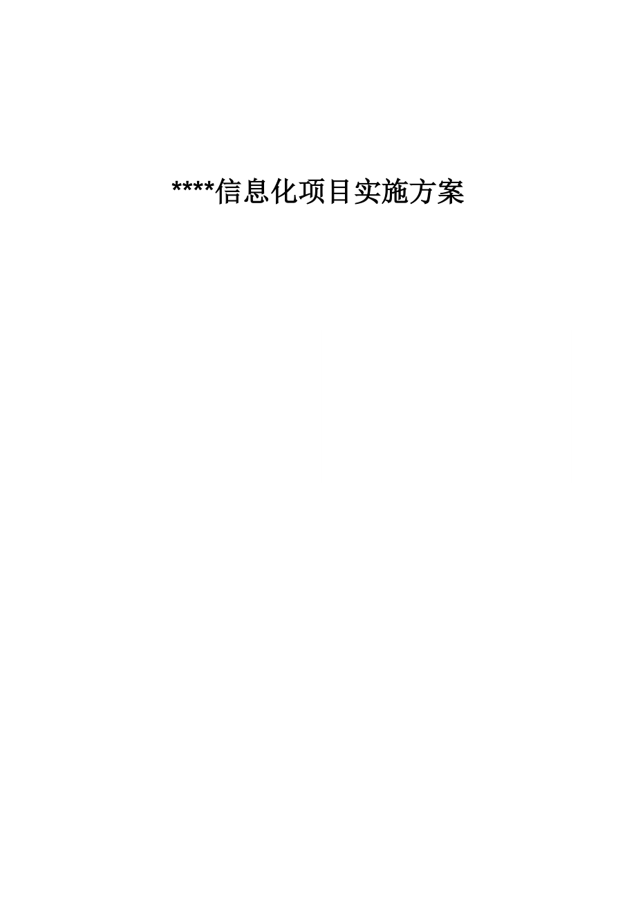 神州数码信息化项目实施方案.docx_第1页