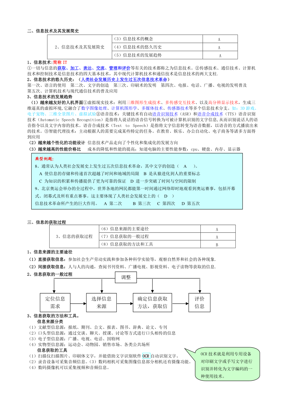 信息技术基础知识点汇总.docx_第3页