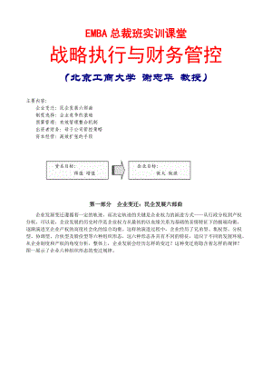 谢志华：战略执行与财务管控培训教程.docx